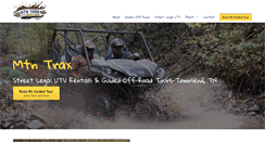 Desktop Screenshot of mtntrax.com